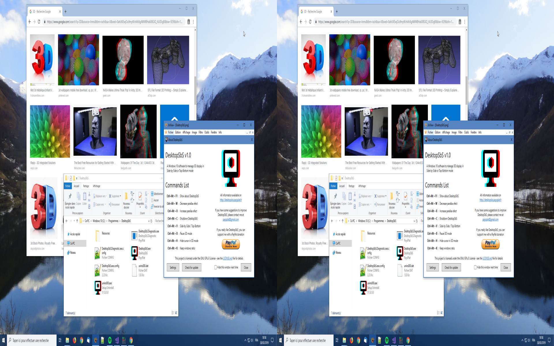 DesktopSbS in Side-by-Side